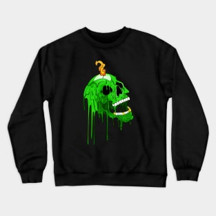 Witchcraft Devils Candle Dripping Skull Crewneck Sweatshirt